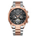 Black - Rose Gold - Silver Steel