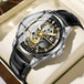 Black - Silver  Leather