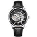 Black - Silver Leather