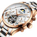 White - Rose Gold - Silver Steel