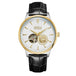 White - Gold - Silver - Black Leather