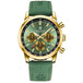 Green - Rose Gold - Green Leather