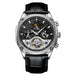 Black - Silver Leather
