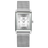 White - Silver Mesh