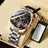 Black - Rose Gold - Silver Steel