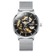 Black - Silver Mesh