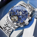 Silver - Dark Blue