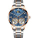 Blue - Rose Gold - Silver Steel