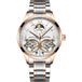 White - Rose Gold - Silver Steel