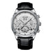 White - Silver - Black Leather