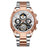 White - Rose Gold - Silver Steel