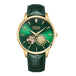 Green - Gold - Green Leather