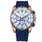 White - Rose Gold - Blue