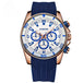 White - Rose Gold - Blue
