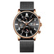 Black - Rose Gold - Black