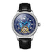 Blue - Silver - Black Leather