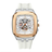 White - Rose Gold