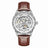 Silver - Brown - Leather