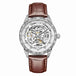 Silver - Brown - Leather