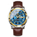 Blue - Gold - Brown