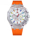 White - Orange