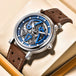 Blue - Silver - Brown