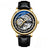 Gold - Black Leather