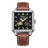 Black - Silver - Brown Leather
