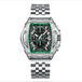 Green - Silver Steel