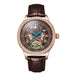 Rose Gold - Black Leather