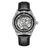 Silver - Black - Leather