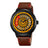 Yellow - Black - Brown Leather