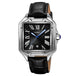 Black - Silver Leather