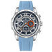 Silver - Light Blue