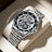 White - Black - Silver Steel