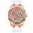 Full Rose Gold - White