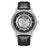 Black - Silver Leather