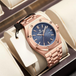 Blue - Rose Gold