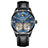 Blue - Black Leather