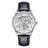 White - Silver - Black - Leather