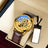 Gold - Brown Leather