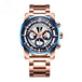 Blue - Rose Gold