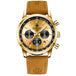 Gold - Brown Leather