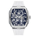 Blue Silver - White