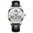 White - Black Leather