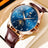 Blue - Rose Gold - Brown