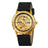 Gold - Black Leather