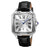 White - Silver - Black Leather