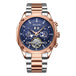 Blue - Rose Gold - Silver Steel