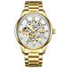 White - Gold Steel